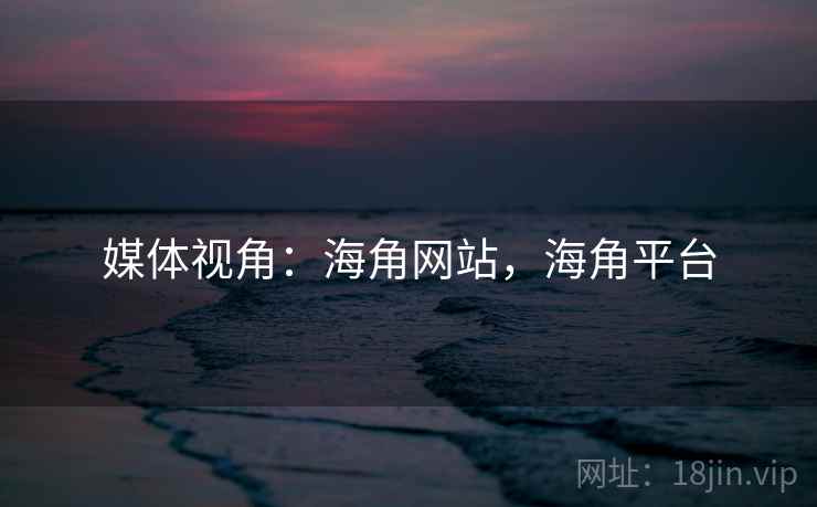 媒体视角：海角网站，海角平台