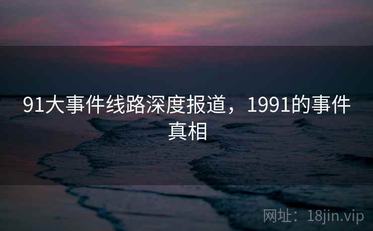 91大事件线路深度报道，1991的事件真相